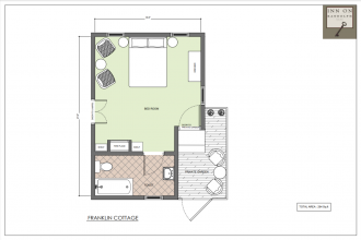 Franklin Cottage - Non Smoking - Room Plan