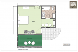 Laurel Cottage - No Smoking - Room Plan