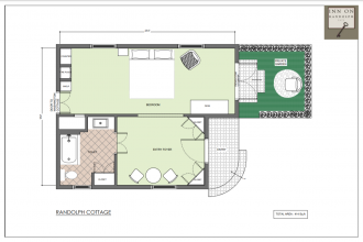 Randolph Cottage - Non Smoking - Room Plan